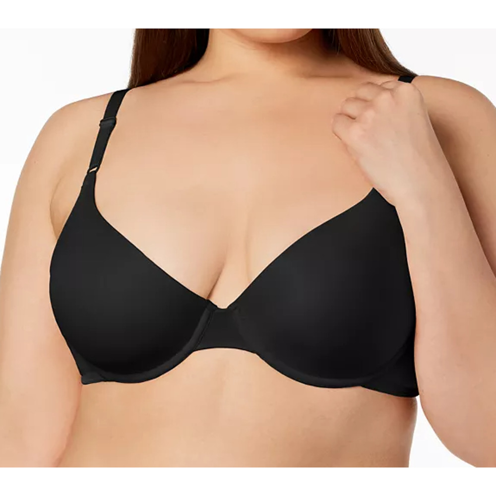 Maidenform One Fab Fit Black Lightly Padded Underwire T-Shirt Bra Size 34C